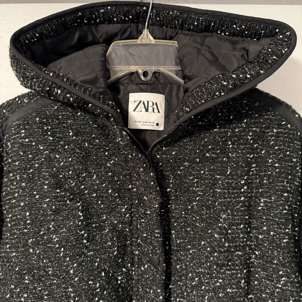 Zara textured boucle